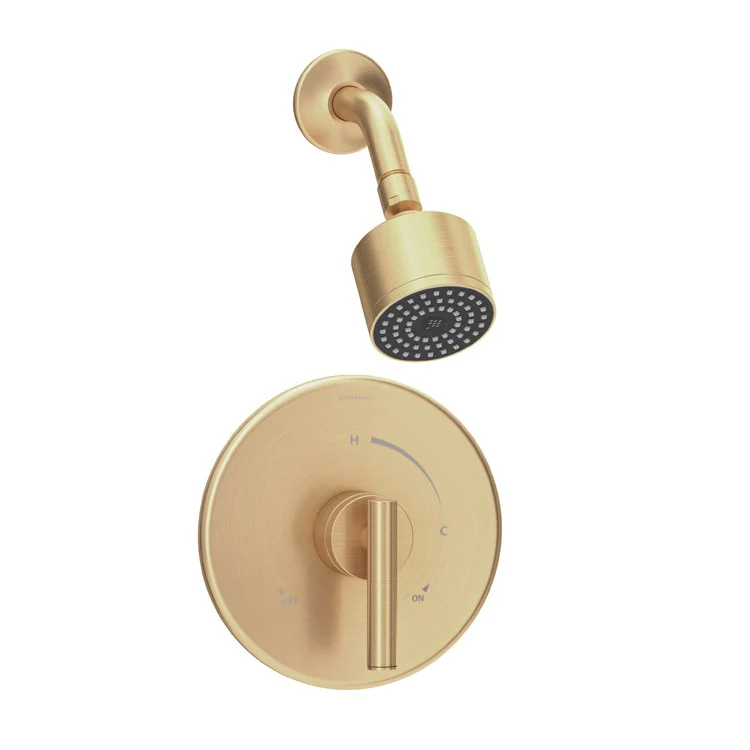 Shower Trim Dia Round with Escutcheon 1 Lever Satin Nickel ADA 1.5 Gallons per Minute 1 Function - Frankwebs