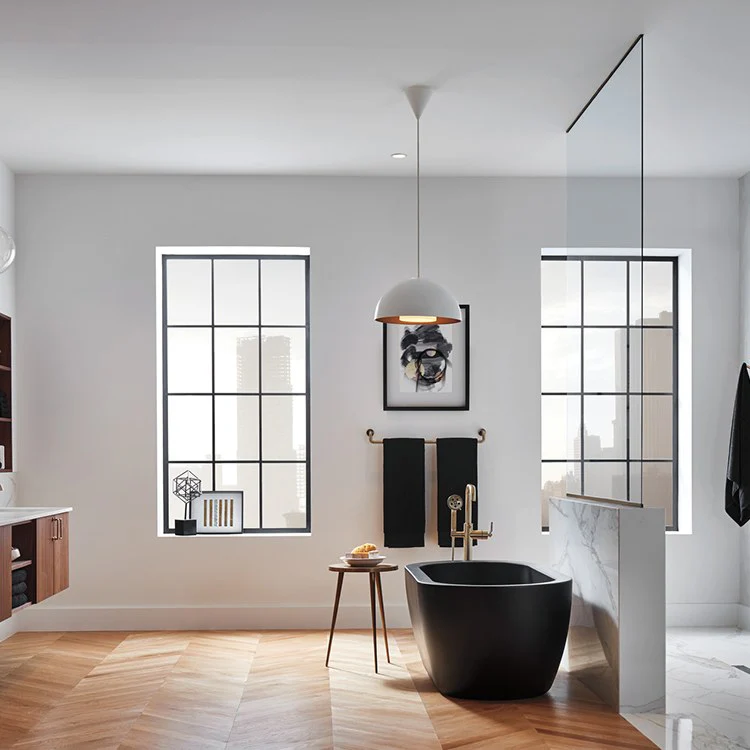 Litze Single Handle Freestanding Tub Filler without Handle - Frankwebs