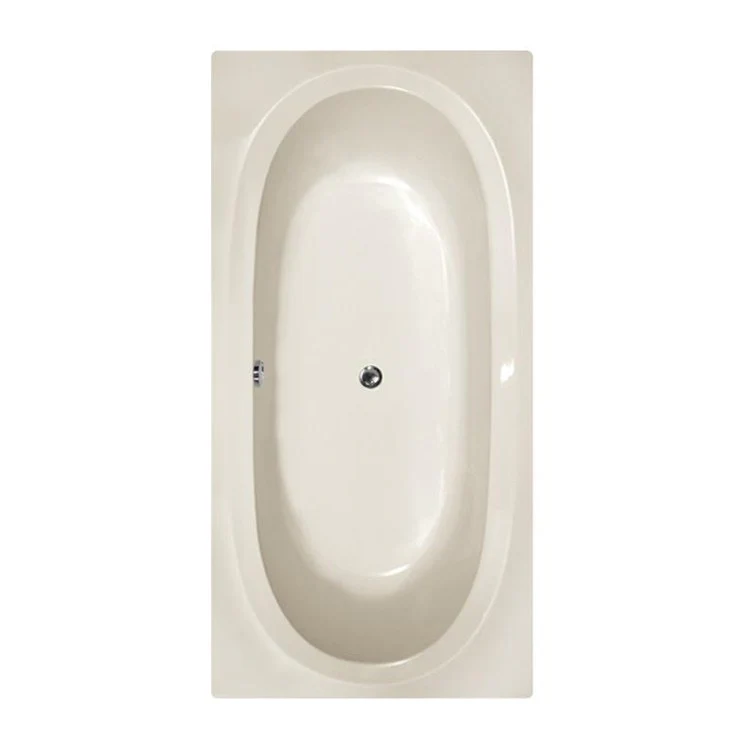 Combination Tub Designer Collection Caribe 72 x 36 x 19 Inch Drop-In Center Drain White Rectangle - Frankwebs