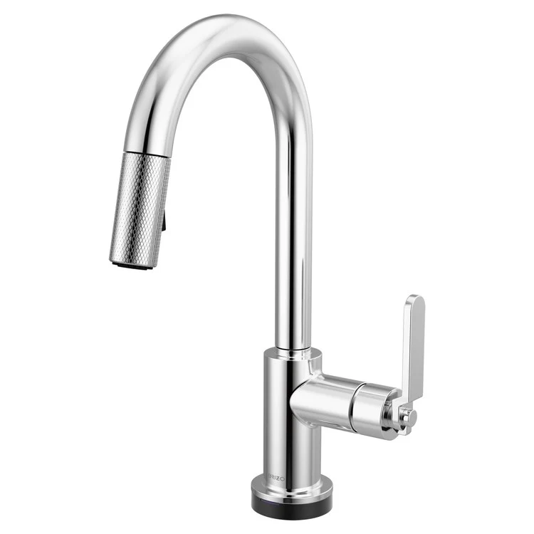 Prep Faucet Litze Smarttouch 1 Industrial Handle ADA Brilliance Luxe Gold Pull Down Dual Function Arc 360 DEG Swivel 1.8 Gallons per Minute - Frankwebs