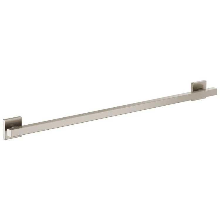 Grab Bar 36 Inch European Square Matte Black ADA Concealed Mount Metal - Frankwebs
