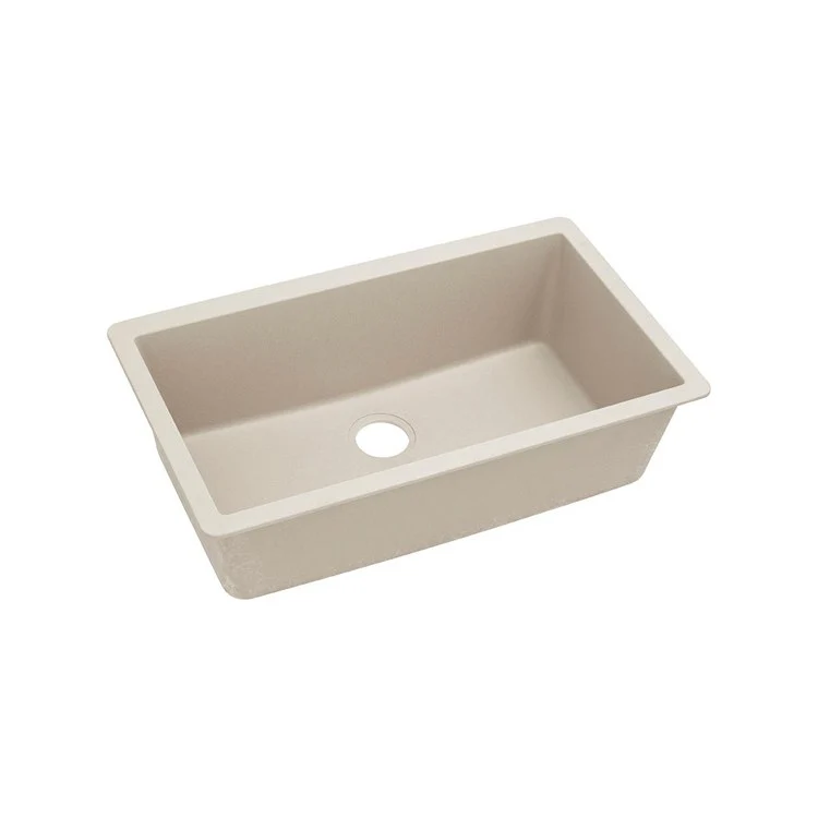 Kitchen Sink Quartz Classic 33 x 18.5 Inch Single Bowl White Undermount - Frankwebs