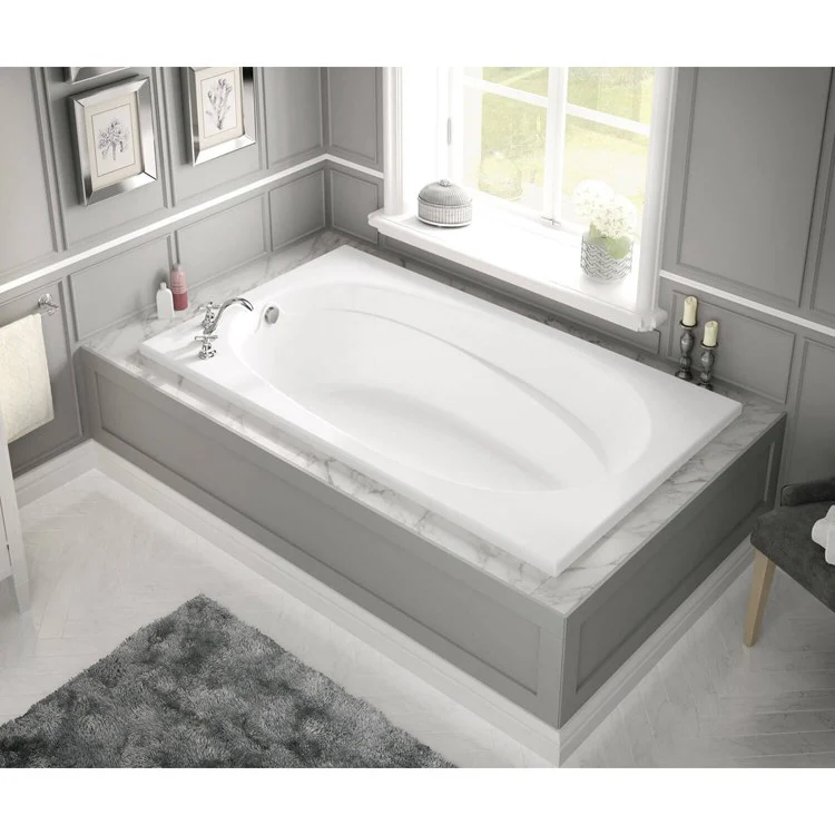 Tub Talisman 71-3/8 x 42 x 19 Inch Drop-In End White Acrylic - Frankwebs