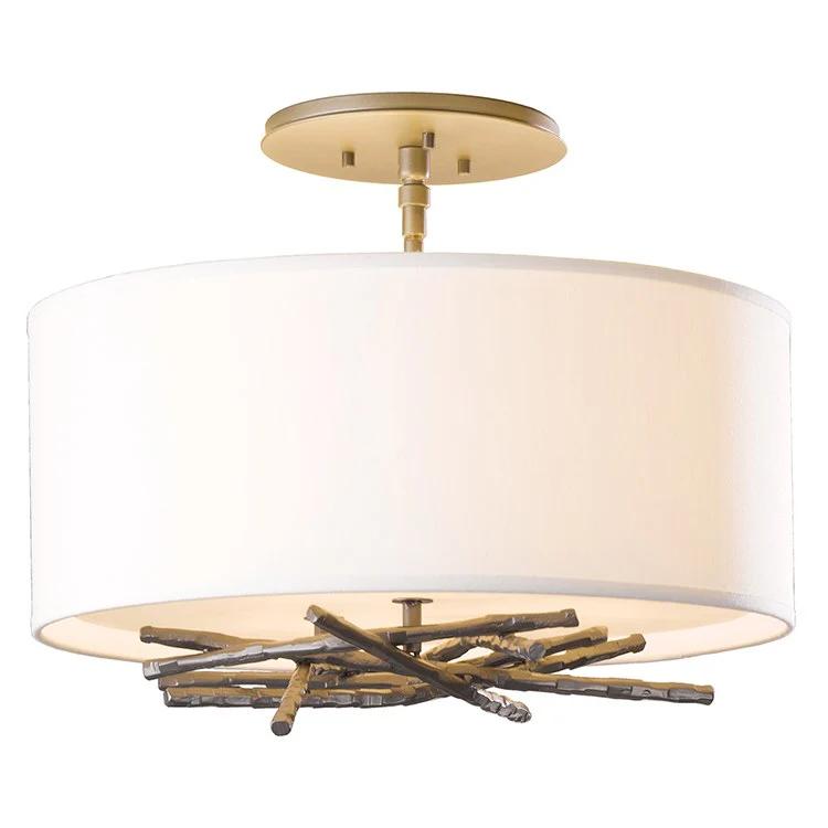Brindille Three-Light Semi-Flush Mount Ceiling Lighting Fixture - Frankwebs