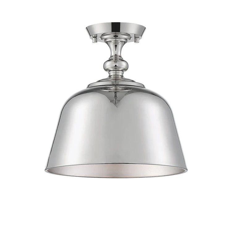Berg Single-Light Semi-Flush Mount Ceiling Fixture - Frankwebs