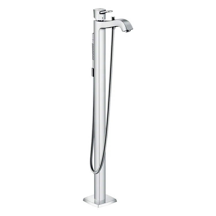 Metropol Classic Single Handle Floor Mount Freestanding Tub Filler with Handshower - Frankwebs