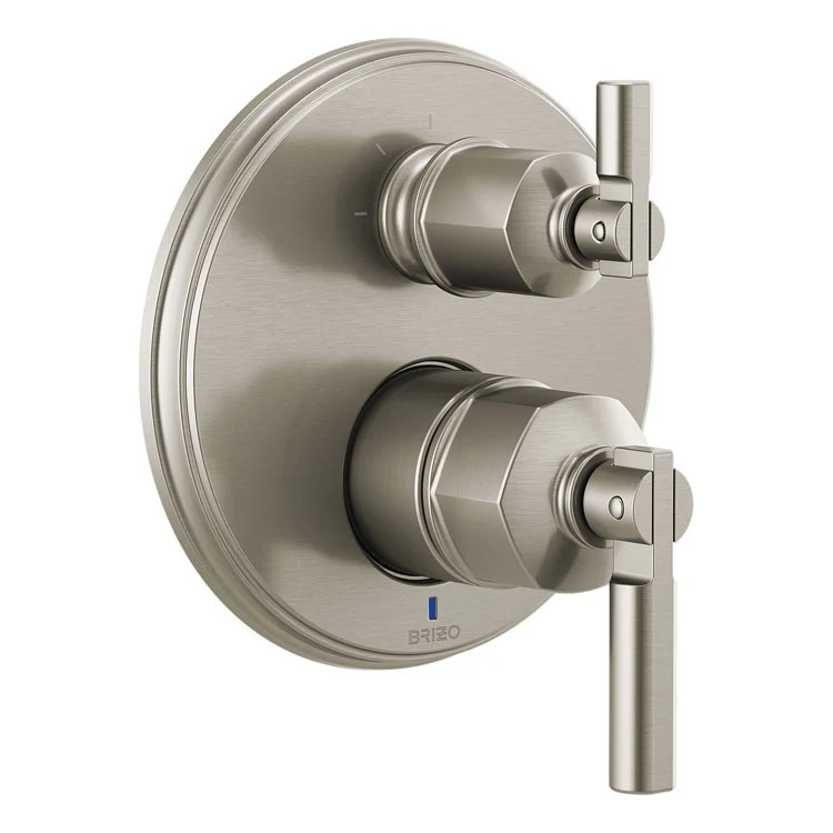 Pressure Balance Valve Trim Invari with Integrated 3 Function Diverter Less Handle Brilliance Luxe Gold ADA - Frankwebs