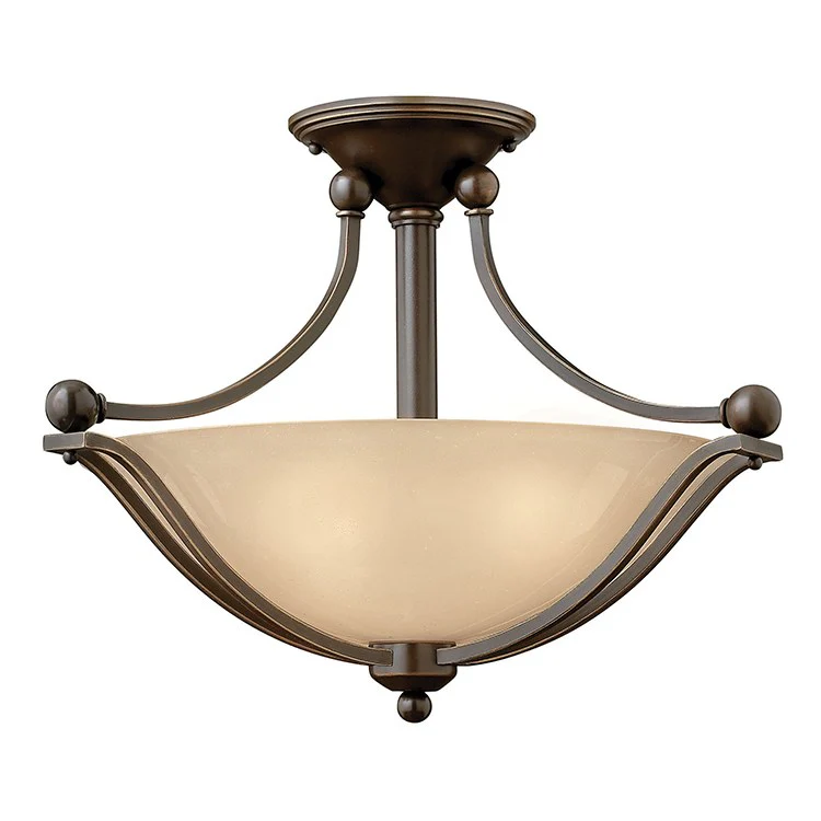 Bolla Two-Light Semi-Flush Mount Ceiling Light - Frankwebs