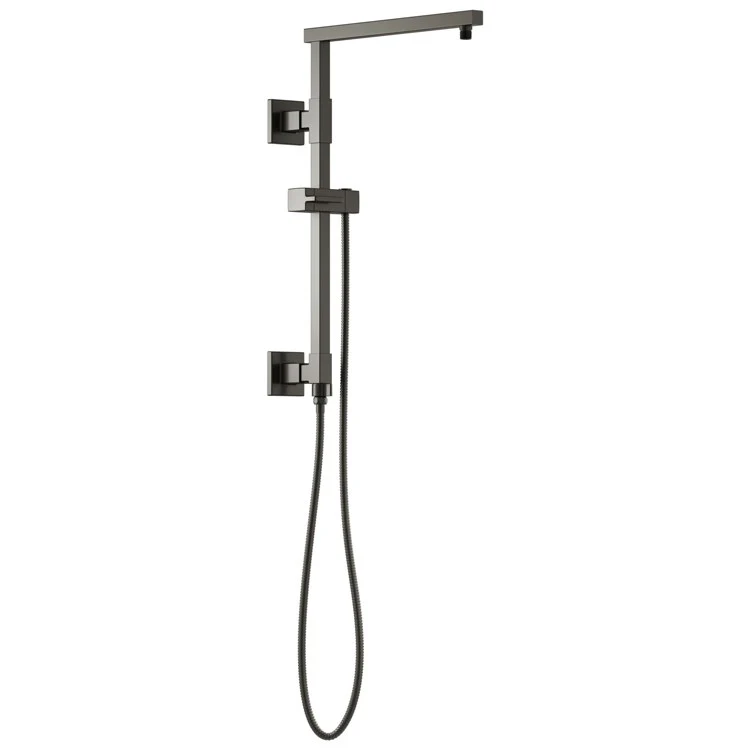 Shower Column Universal Showering European Square Brilliance Luxe Steel 18 Inch - Frankwebs