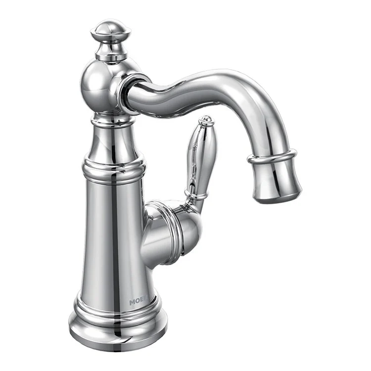 Weymouth Single Handle High-Arc Bathroom Faucet with Pop-Up Drain - Frankwebs