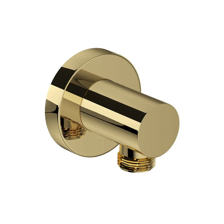 Handshower Elbow Brass Polished Chrome 1/2IN Female NPT Inlet 1/2IN Male Outlet 2-3/8 Inch - Frankwebs