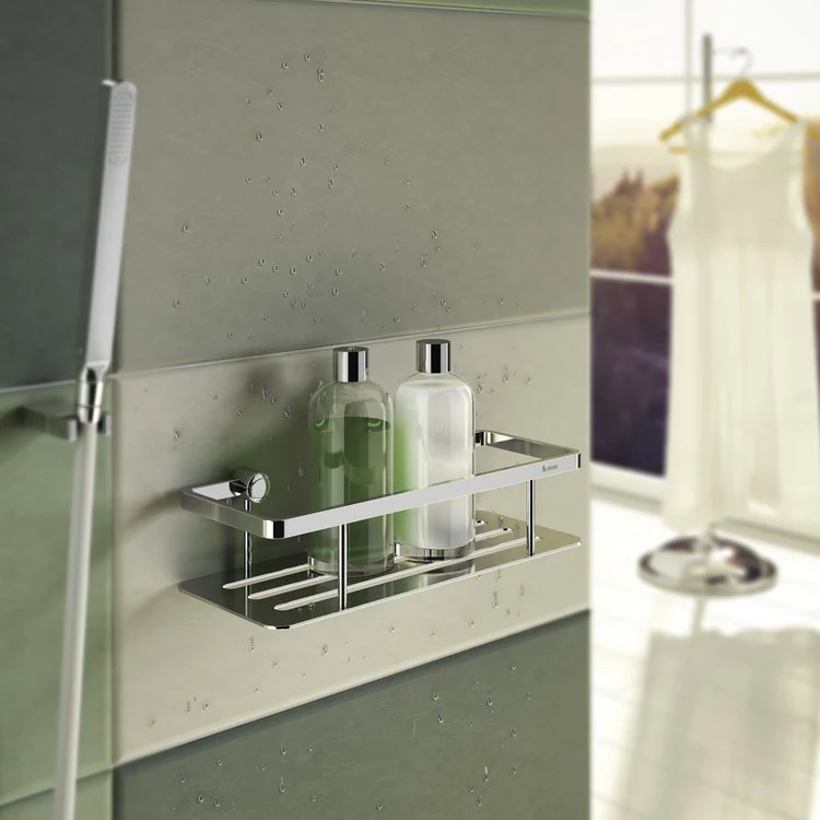 Sideline Wall-Mount Single-Level Straight Shower Basket - Frankwebs