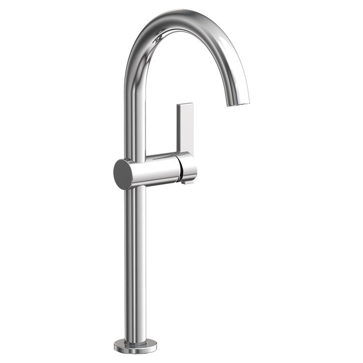 Vessel Faucet Priya 1 Lever ADA Polished Chrome 1.2 Gallons per Minute - Frankwebs