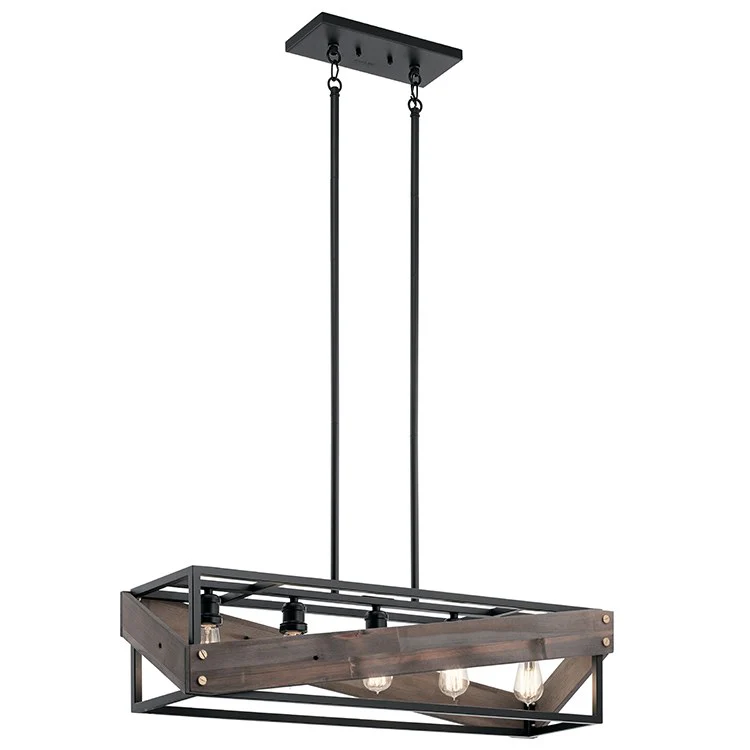 Fulton Cross Five-Light Linear Chandelier - Frankwebs