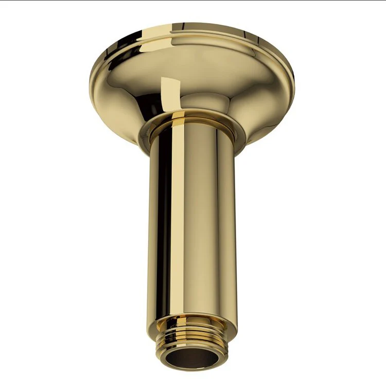 Shower Arm Unlacquered Brass 3 Inch Brass Ceiling Mount - Frankwebs
