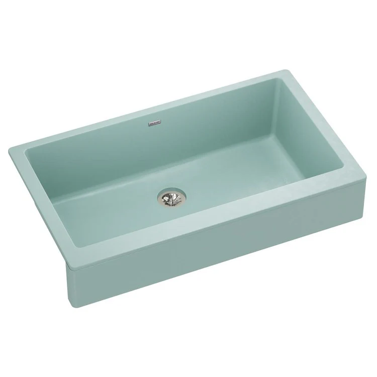 Kitchen Sink Quartz Luxe 36 x 21 Inch Single Bowl Perfect Drain Chestnut Farmhouse - Frankwebs