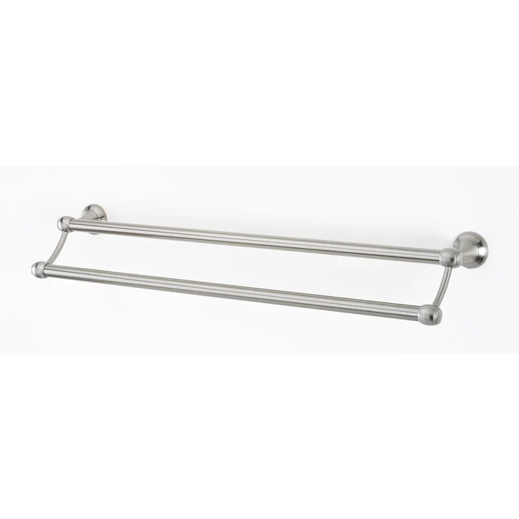 Towel Bar Royale Bath 24 Inch Double Satin Nickel Brass 5-9/16 Inch - Frankwebs
