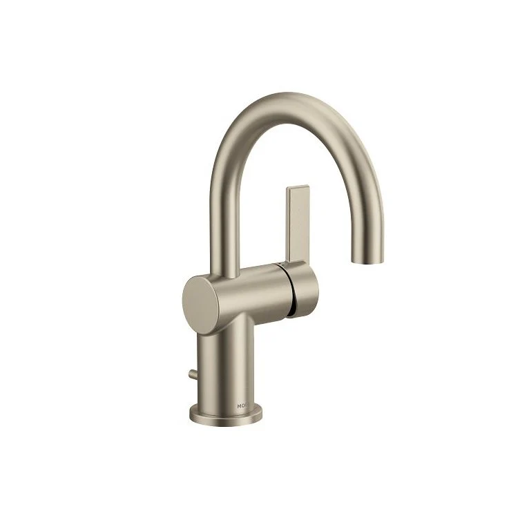 Lavatory Faucet Cia 1 Lever ADA WaterSense Brushed Nickel 1.2 Gallons per Minute Metal Lift Rod Assembly 1/3 Hole - Frankwebs