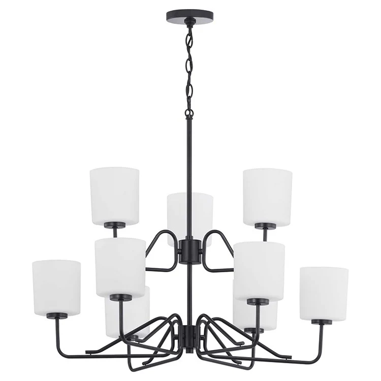 Tobin Nine-Light Two-Tier Chandelier - Frankwebs