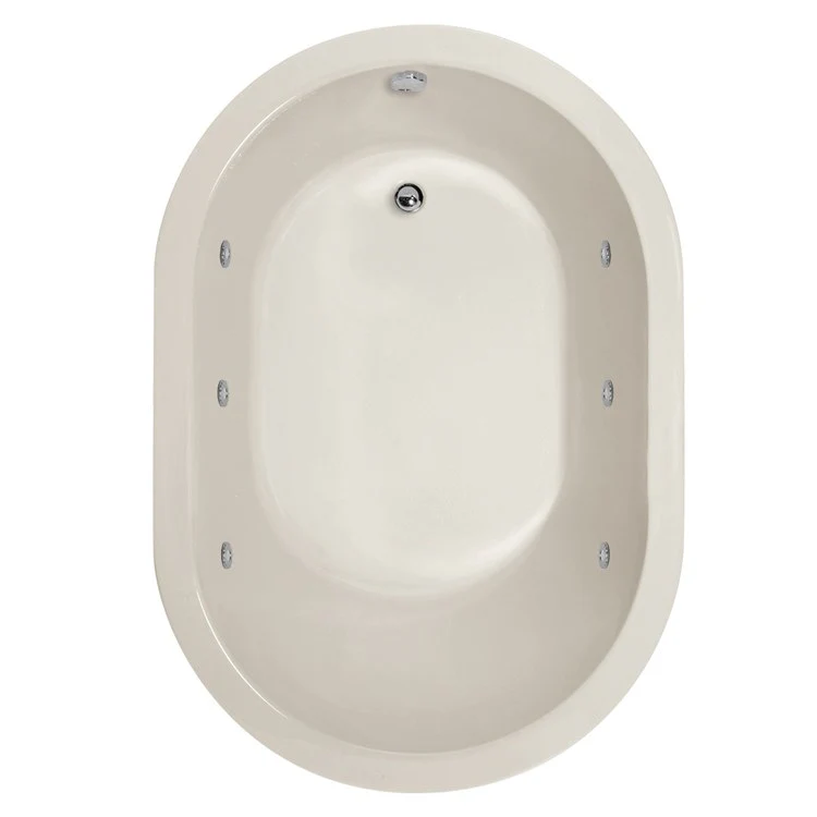 Whirlpool Tub Designer Collection Malia 60 x 42 x 21 Inch Drop-In End Drain White Oval - Frankwebs