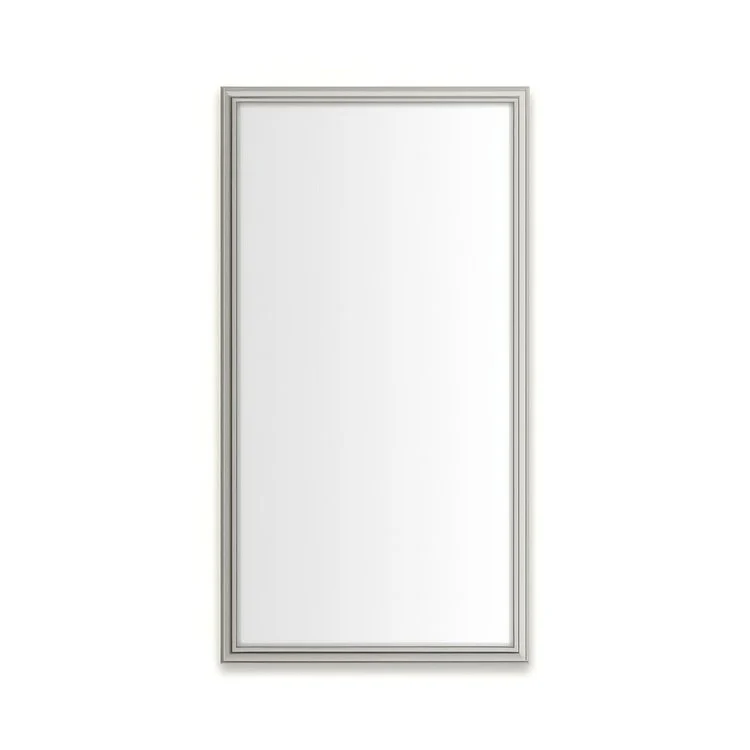 Medicine Cabinet Main Line 16 x 30 Inch 1 Doors Framed Mirror Polished Nickel Flat Top Rosemont Frame Slow Close Hinges 4 Inch - Frankwebs