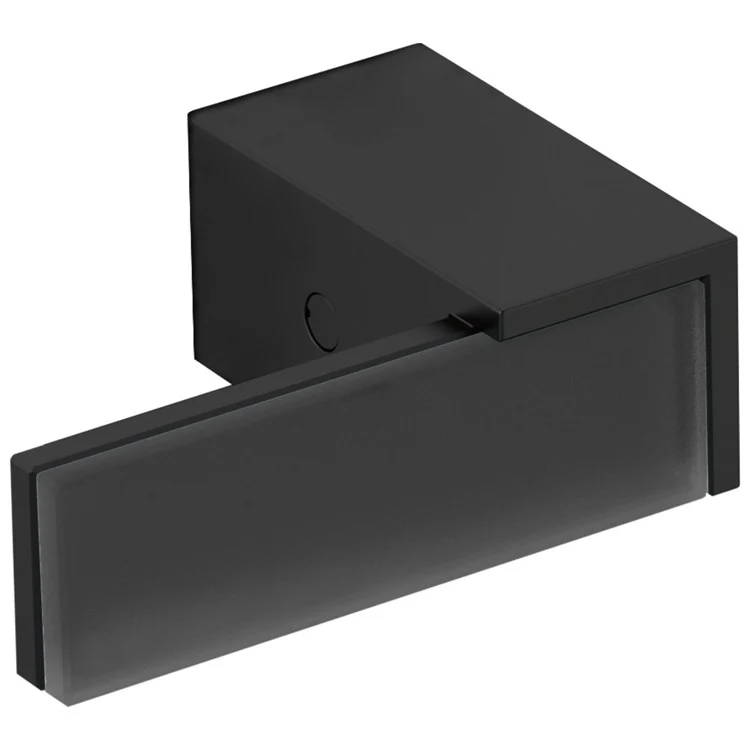 Handle Kit Siderna Zinc 2 Solar Gray Glass Lever Matte Black ADA for Wall Mount Tub Filler - Frankwebs