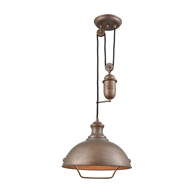 Farmhouse Single-Light Pull Down Pendant - Frankwebs