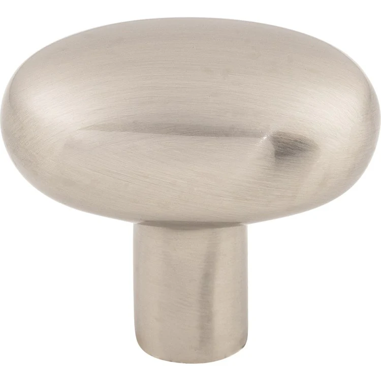 Knob Aspen II Oval Polished Chrome Bronze 1-4/7 x 1 x 1-1/4 Inch 1-1/4 Inch - Frankwebs
