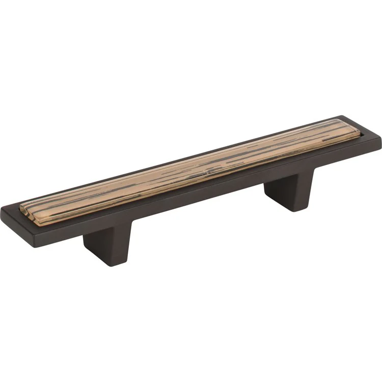 Drawer Pull Atlas Spa Brown Tiger Aged Bronze Zinc Alloy 3 Inch 5-3/4 x 1 Inch - Frankwebs