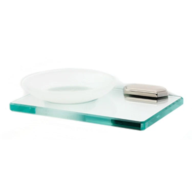 Soap Dish Nicole Bath Polished Nickel Concealed Wall Mount 4-5/8 x 6-3/4 Inch - Frankwebs