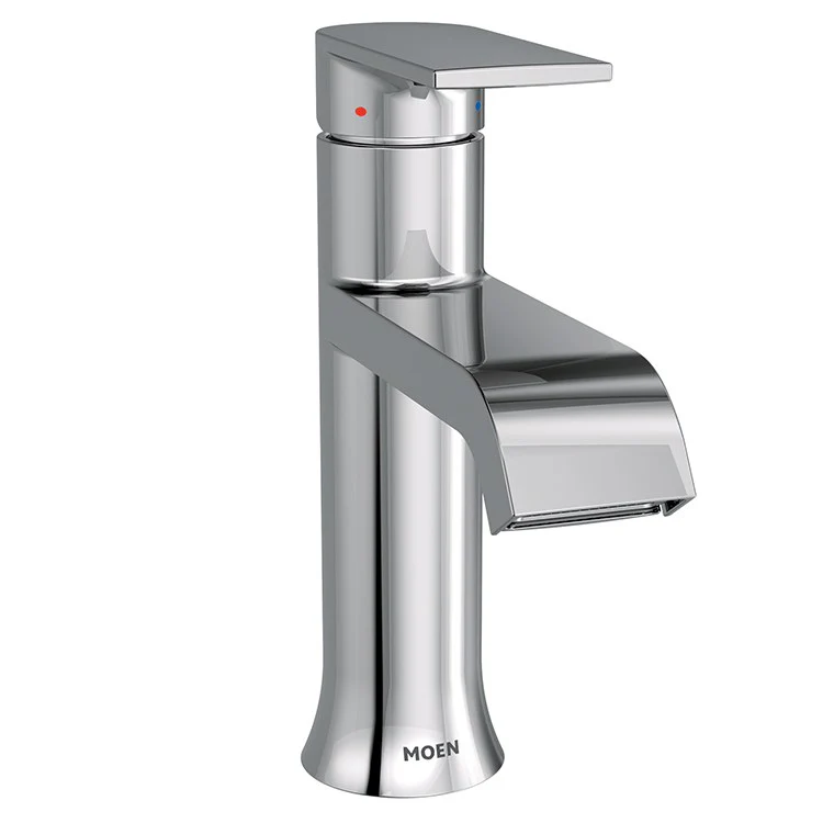 Genta Single Handle High-Arc Bathroom Faucet with Drain - Frankwebs