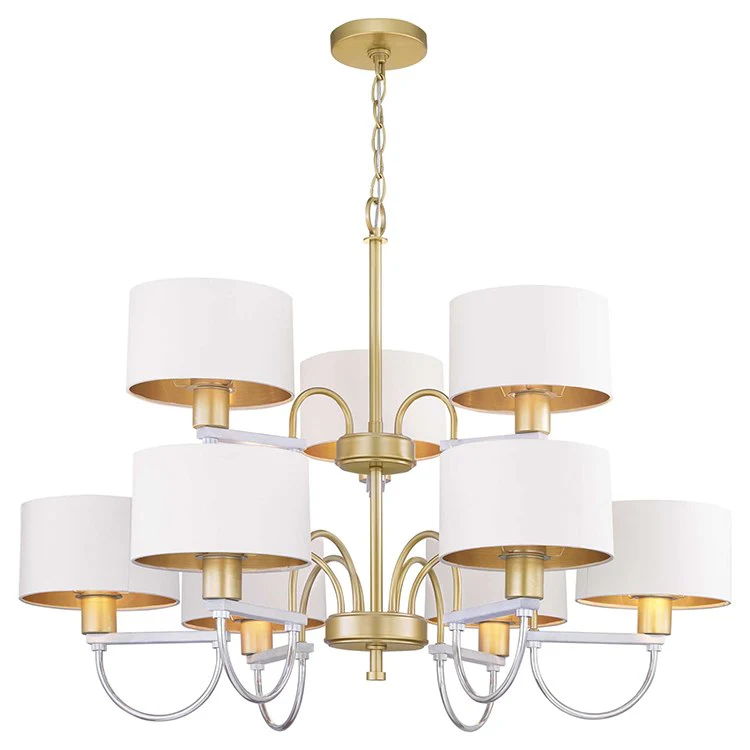Rigsby Nine-Light Two-Tier Chandelier - Frankwebs