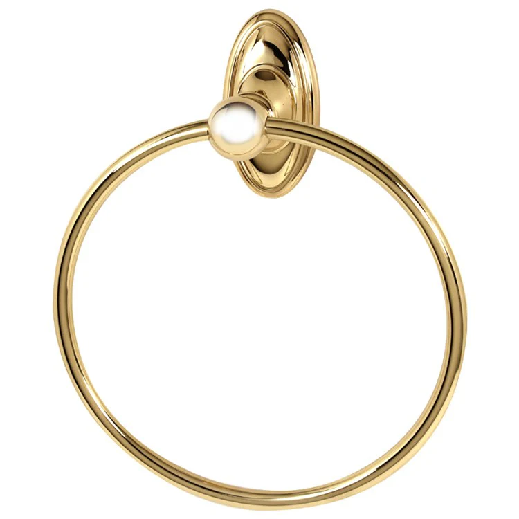 Towel Ring Classic Traditional Bath 7 Inch Polished Antique Brass 3 Inch - Frankwebs