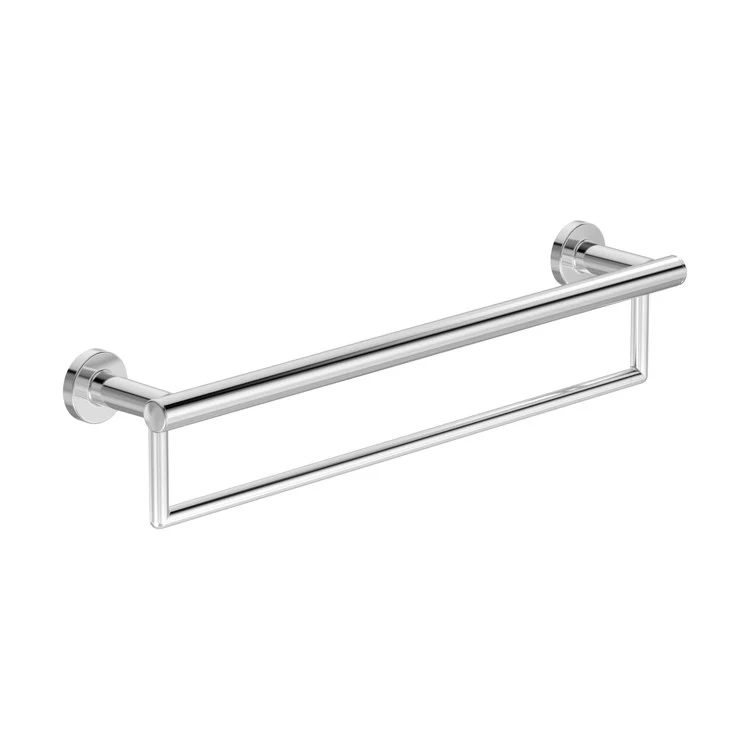 Towel Bar Dia 24 Inch Single Satin Nickel Stainless Steel 5-7/16 Inch ADA - Frankwebs