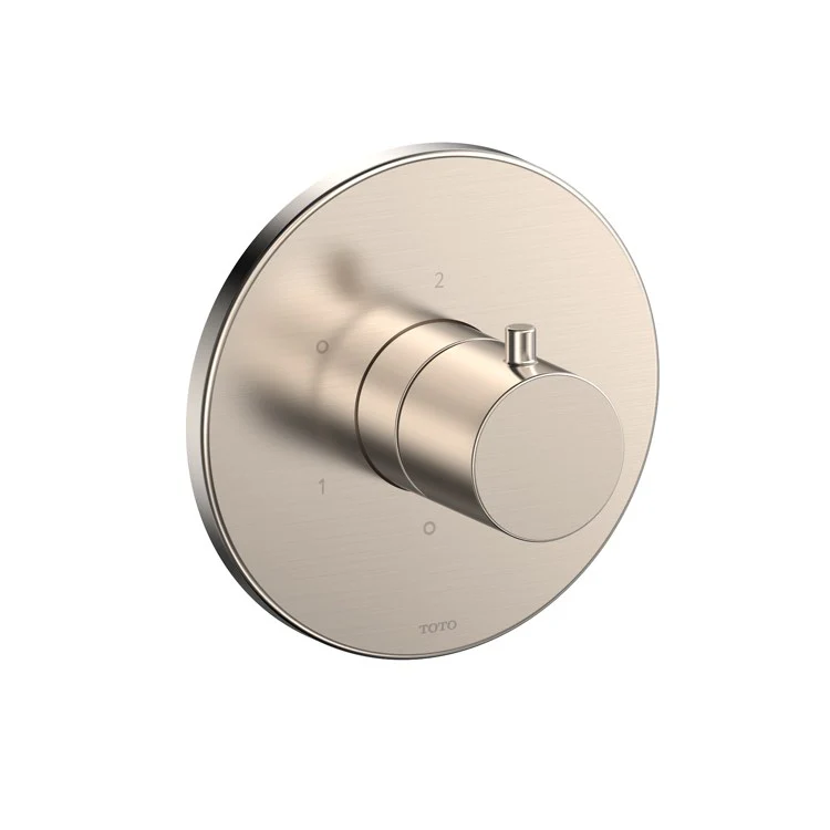 Diverter Trim Round 3 Way with Off Brushed Nickel 1 Knob for Requires Valve TBN01101U - Frankwebs