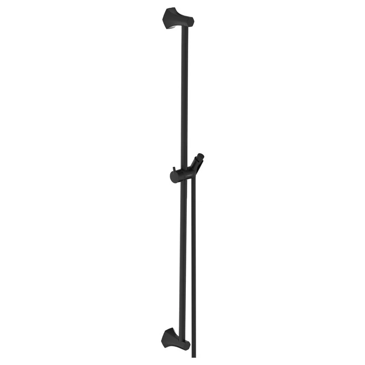 Wall Bar Locarno Matte Black 36 Inch Includes Wall Bar Handshower Hose Slider Metal - Frankwebs