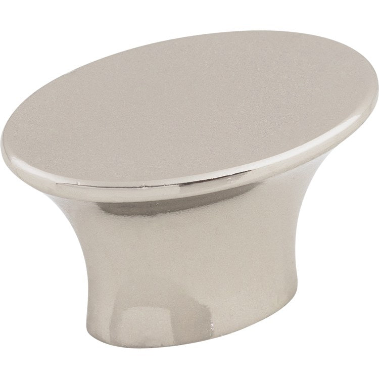 Knob Barrington Edgewater Oval for Decorative Hardware Polished Nickel Zinc Alloy 1-1/2 Inch - Frankwebs