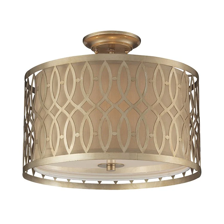 Estonia Three-Light Semi-Flush Mount Ceiling Fixture - Frankwebs