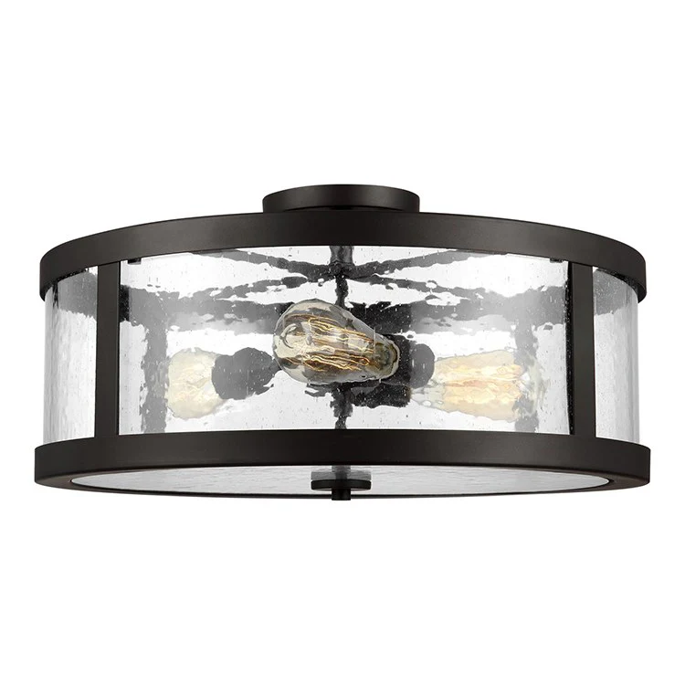 Harrow Three-Light Semi Flush Mount Ceiling Fixture - Frankwebs