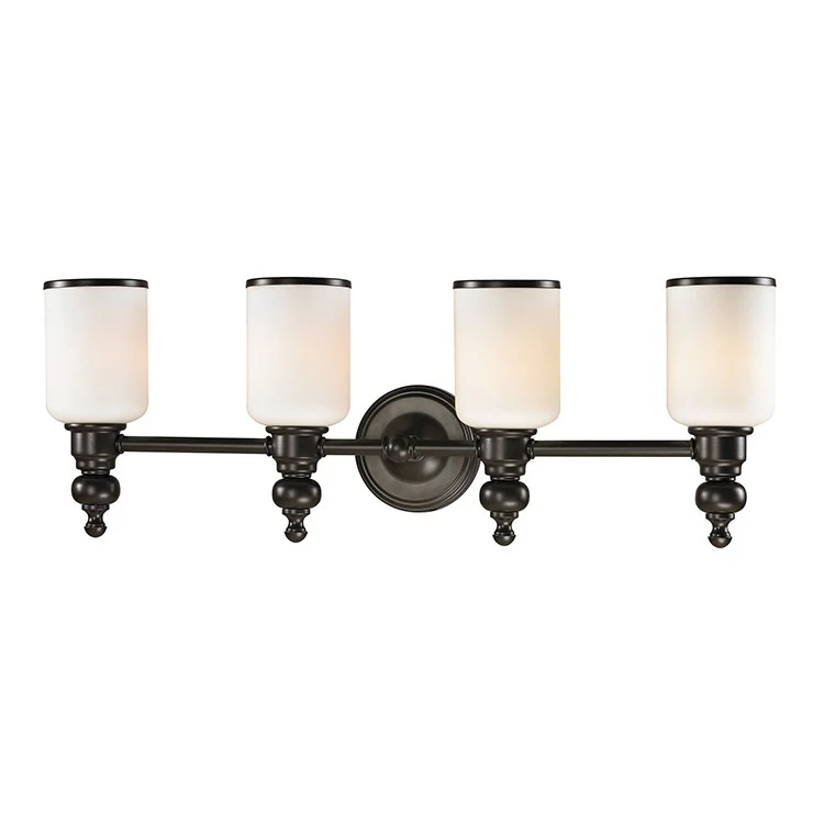 Bristol Way Four-Light Bathroom Vanity Fixture - Frankwebs