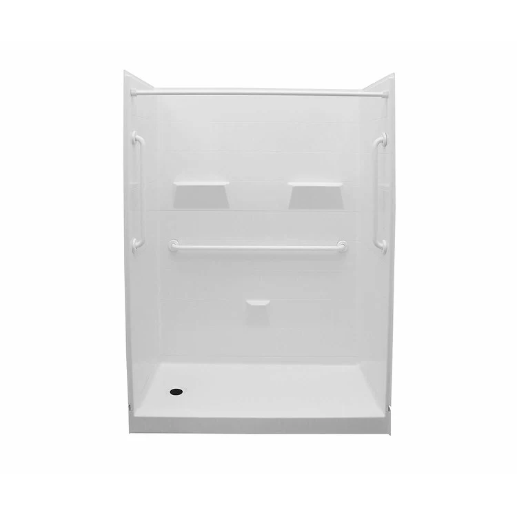 Shower MXQSI-6030-SH 4 Inch Alcove 5 Piece White 60 x 31 Inch AcrylX Right Hand Drain 60 Inch - Frankwebs