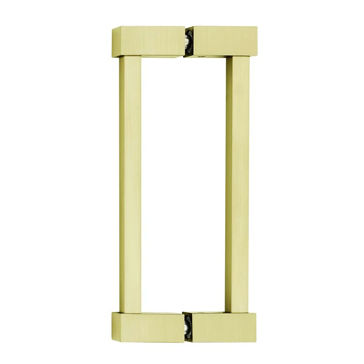Pull Contemporary II Back to Back Satin Brass 6 Inch 6-5/8 Inch 1-3/8 Inch - Frankwebs