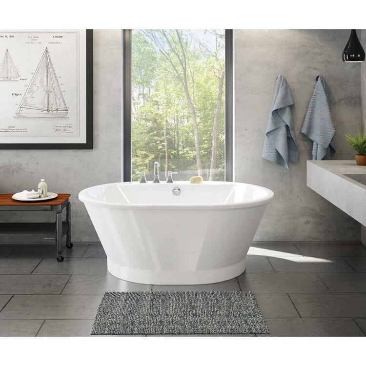 Freestanding Tub Brioso 60 x 42 Inch White Center Oval - Frankwebs