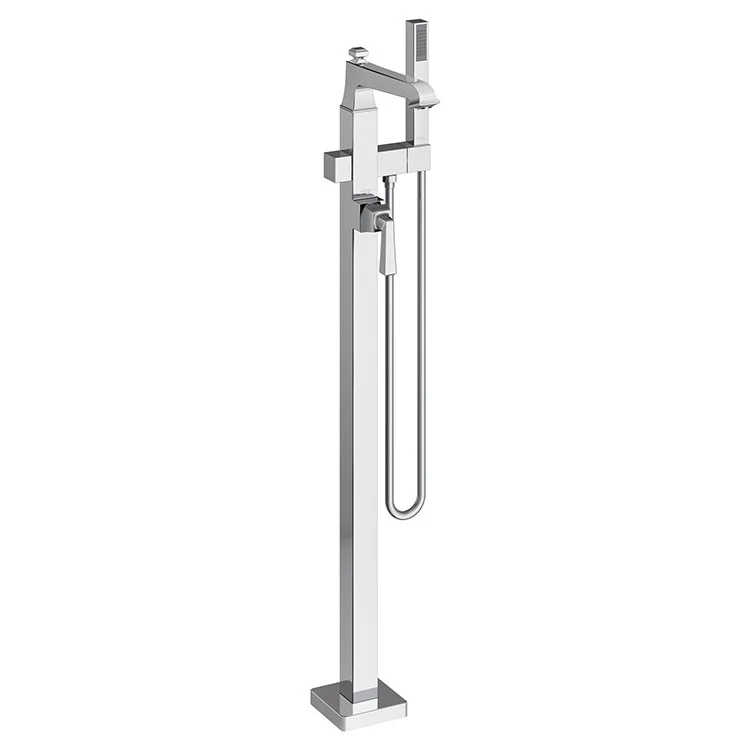 Town Square S Single Handle Floor Mount Freestanding Tub Filler with Handshower - Frankwebs
