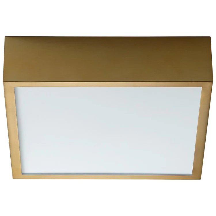 Pyxis Single-Light LED Large Flush Mount Ceiling Fixture/Wall Sconce - Aged Brass - Frankwebs