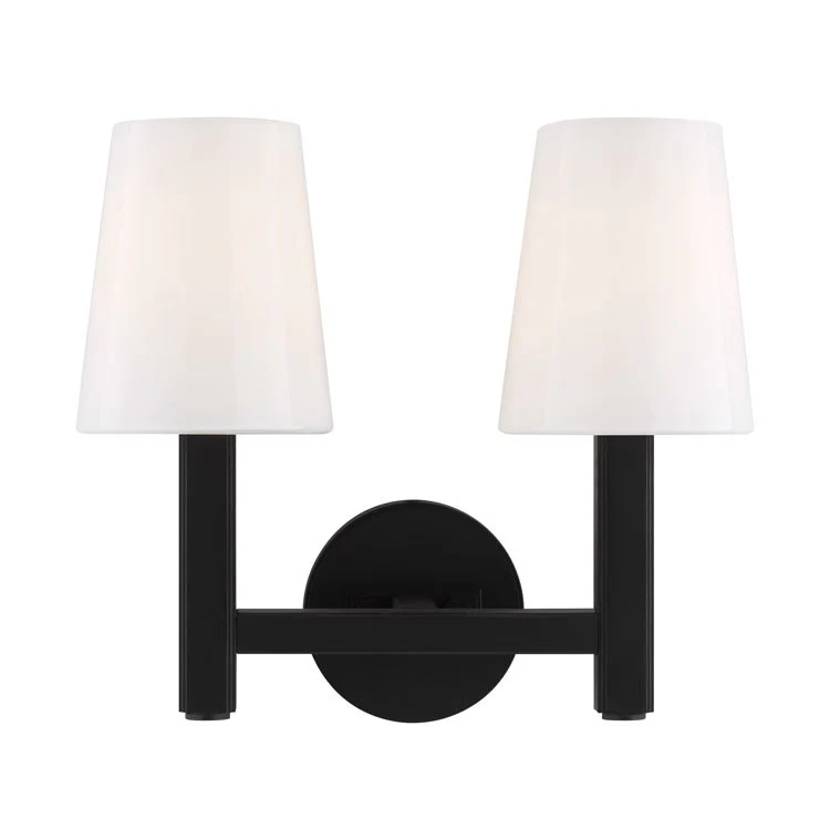 Logan Two-Light Bathroom Vanity Fixture by Thomas O'Brien - Frankwebs