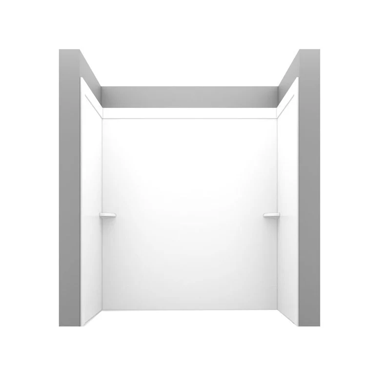 Tub Wall Swanstone Kit 3 Panels Ice 30 x 60 x 72 Inch - Frankwebs