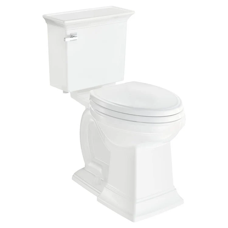 Town Square S Two-Piece Chair-Height Elongated Toilet without Seat - White - Frankwebs