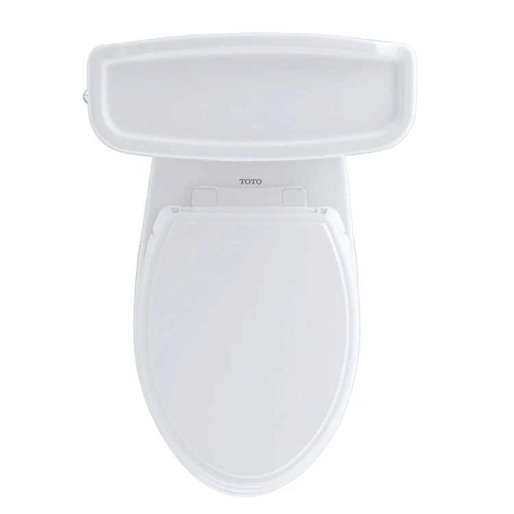 Toilet Eco Dartmouth 2 Pieces Close Coupled Universal Height Cotton Elongated ADA 32-1/2 Inch 1.28 Gallons per Flush Left Hand Chrome Less Seat - Frankwebs