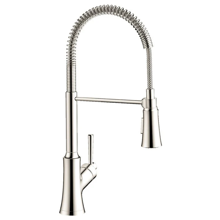 Joleena Semi-Pro Single Handle Pull Down Kitchen Faucet, 1.75 GPM - Frankwebs